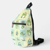 Kikkers met Kleine Hobbys Sling Bag (Rechterhoek)