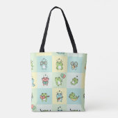 Kikkers met Kleine Hobbys Tote Bag (Achterkant)