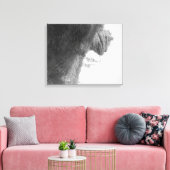 Kikkers op de foto van Deadwood Road Canvas Afdruk (Insitu (Woonkamer))