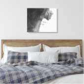 Kikkers op de foto van Deadwood Road Canvas Afdruk (Insitu (Slaapkamer))