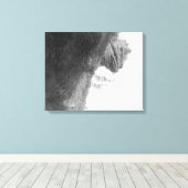 Kikkers op de foto van Deadwood Road Canvas Afdruk (Insitu (Houten vloer))