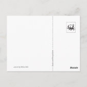 Kikkers op fietsen Vaderdag Briefkaart (Achterkant)