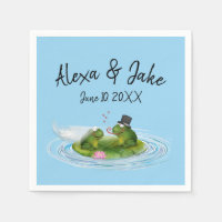 Kikkers op Lily Pad met hart