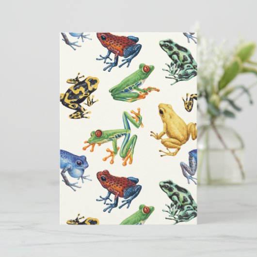 Kikkers op natuurlijk wit (Staand voorkant)