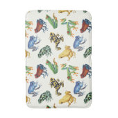 Kikkers op natuurlijk wit badmat (Voorkant Verticaal)