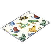 Kikkers op natuurlijk wit notitieboek (Linkerzijde)