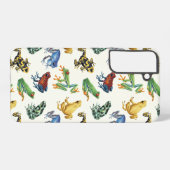 Kikkers op natuurlijk wit samsung galaxy hoesje (Achterkant horizontaal)