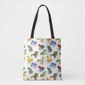 Kikkers op natuurlijk wit tote bag (Voorkant)