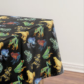 Kikkers op zwart tafelkleed (Voorbeeld)