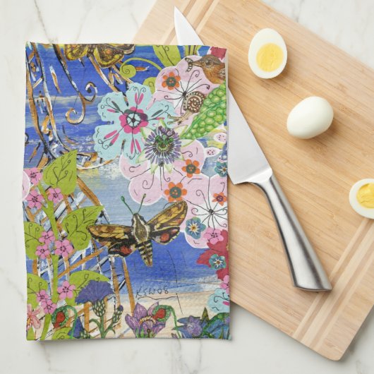 Kikkers Paradise Kitchen Towel Theedoek (Quarter Fold)