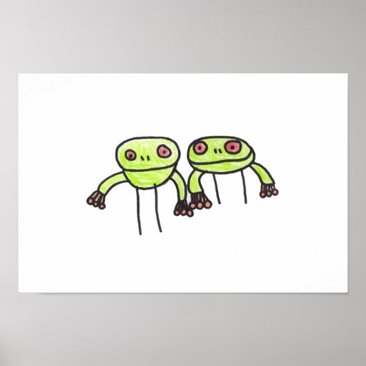 kikkers poster (Voorkant)