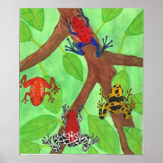 Kikkers Poster (Voorkant)