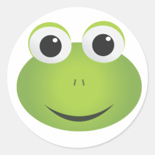 Kikkers Ronde Sticker