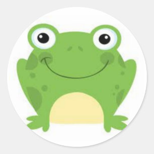 Kikkers Ronde Sticker
