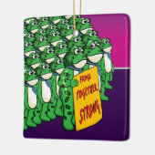 Kikkers Samen Sterk Keramisch Ornament (Links)