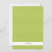 Kikkers, slakken en spijkers Baby shower Kaart (Achterkant)