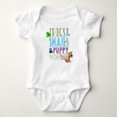 Kikkers Slakken Puppy Dog Tails Boy Romper (Voorkant)