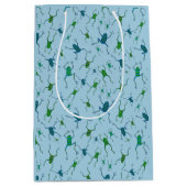 Kikkers springen van vreugde medium cadeauzakje (Voorkant)