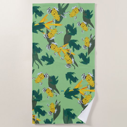 Kikkers Strandlaken (Voorkant)