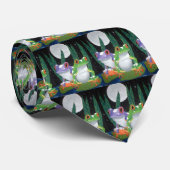 kikkers stropdas (Opgerold)