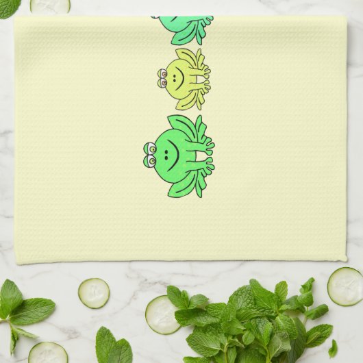 Kikkers! Theedoek (Gevouwen)