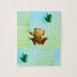 Kikkers Toads Groen Blauw 4Alex Legpuzzel
