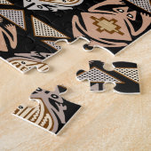 Kikkers uit stamhout legpuzzel (Zijkant)