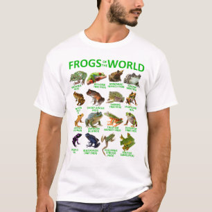Kikkers van de wereld houden van kikkers Herpetolo T-shirt