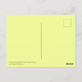 Kikkers van haverachtige Cartoons Briefkaart (Achterkant)