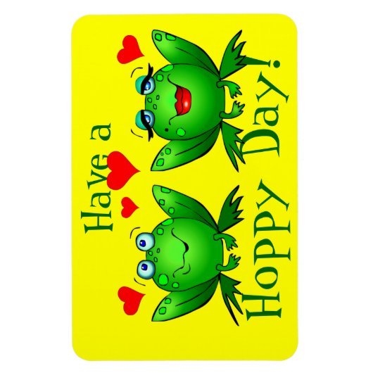 Kikkers van haverachtige Cartoons Magneet (Verticaal)