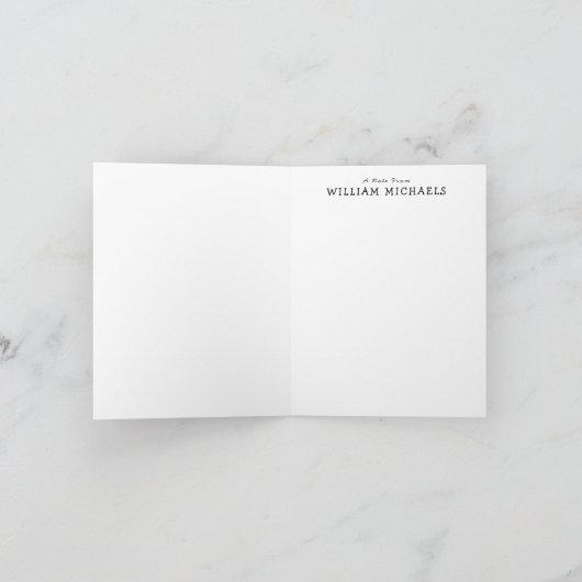 Kikkers van het Kind Notitiekaartje (Binnen)