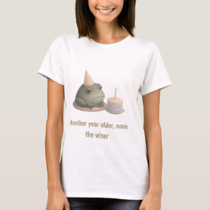Kikkers Verjaardag T-Shirt - Nog een Jaar Ouder Ni