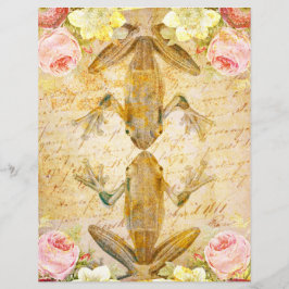Kikkers verliefd scrapbook papier