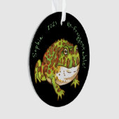  Kikkers voor hoornvliezen "niet-kikkervistabel" A Ornament (voorkant)