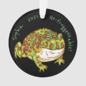  Kikkers voor hoornvliezen "niet-kikkervistabel" A Ornament (voorkant)