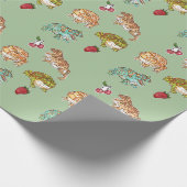  kikkers voor paarden cadeaupapier (Hoek)