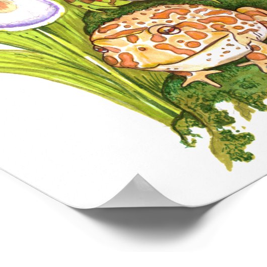  kikkers voor paarden poster (Hoek)