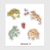  kikkers voor paarden sticker (Vel)