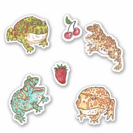  kikkers voor paarden sticker (Voorkant)