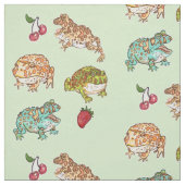 kikkers voor paarden stof (Swatch)