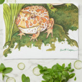  kikkers voor paarden theedoek (Gevouwen)