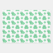 Kikkers Waterlelies Inpakpapier Set van 3 Vel (Voorkant)