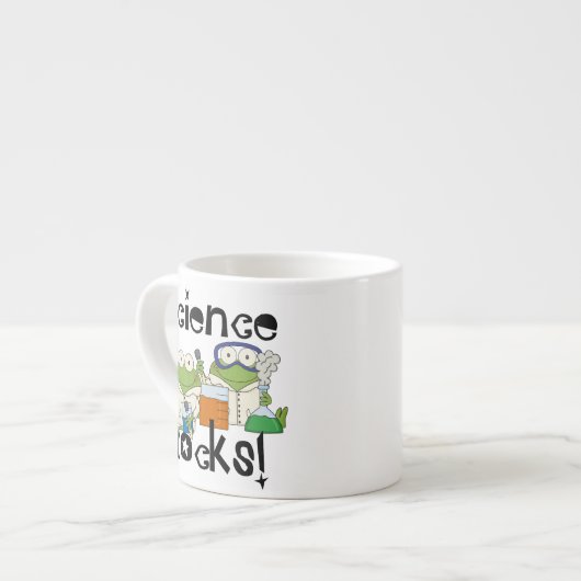 Kikkers Wetenschap Rocks Espresso Kop (Links)