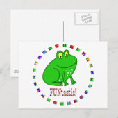 Kikkers zijn funtastisch briefkaart (Voorkant / Achterkant)