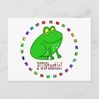 Kikkers zijn funtastisch briefkaart