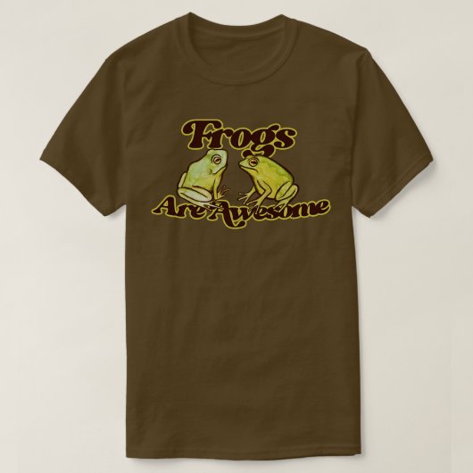 Kikkers zijn Geweldige T-shirt (Design voorkant)