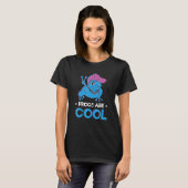 Kikkers zijn kool voor kikkers t-shirt (Voorkant volledig)
