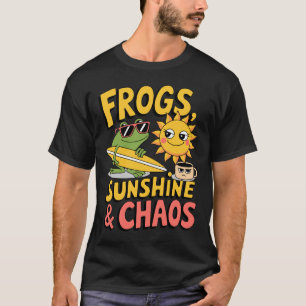 Kikkers, zonneschijn en chaos - Fun Summer Mannen T-shirt
