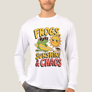 Kikkers, zonneschijn en chaos - Fun Summer Mannen Tri-Blend Shirt