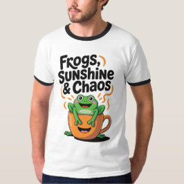Kikkers, zonneschijn en chaos - Schattigee kikker T-shirt